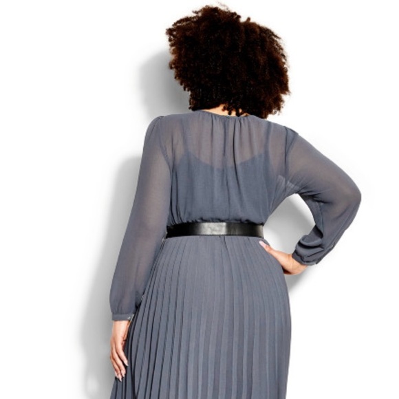 New with Tags, never worn, smoke/scent free home. City Chic Love Pleat Dress. - Picture 2 of 4